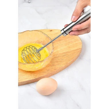 Paslanmaz Çelik Yaylı Yumurta Çırpıcı 22 cm