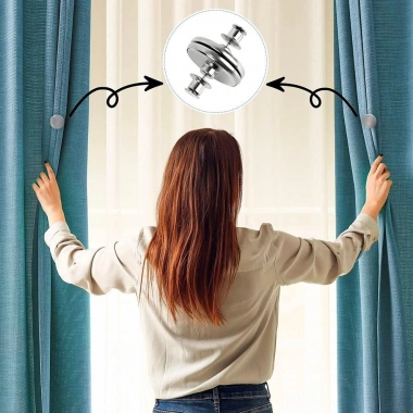 Perde ve Kumaş Tutturma Mıknatısı 2 Adet (5468)