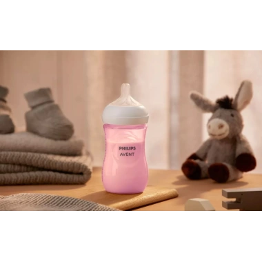 Philips Avent Natural Response PP Pembe Biberon 1+ Ay 260 ml SCY903/11