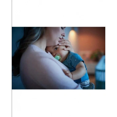 Philips Avent Ultra Air Night Karanlıkta Parlar Gece Emziği 0-6 ay Kız SCF376/19