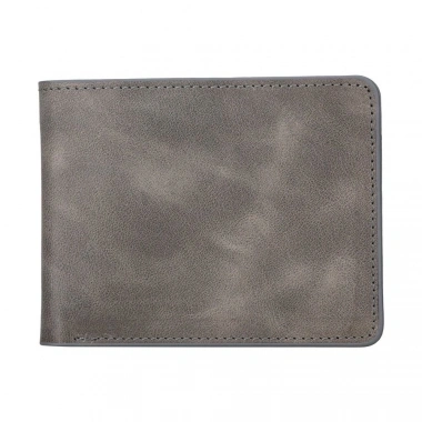 Pier Deri Erkek Cüzdan Rustik Gri