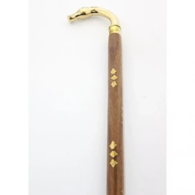 Pirinç At Büstü Baston Model 2