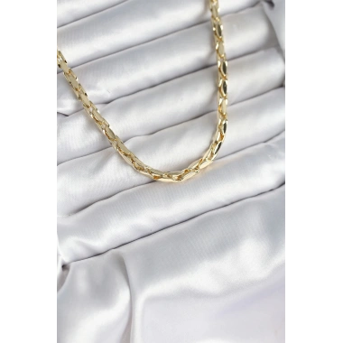 Pirinç Gold Renk 60 cm Zincir Kadın Kolye