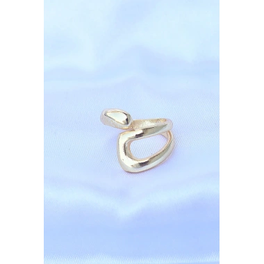 Pirinç Gold Renk Ayarlanabilir Yüzük