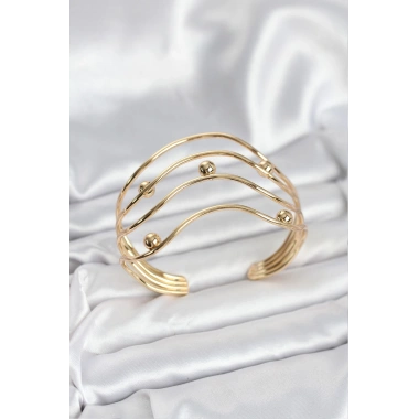 Pirinç Gold Renk Kadın Bileklik