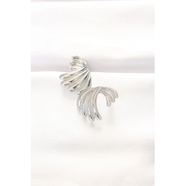 Pirinç Gümüş Renk Küpe