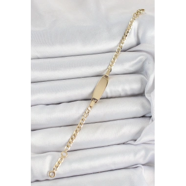 Pirinç Oval Model Gold Renk Xuping Bebek Künyesi