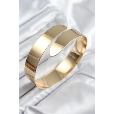 Pirinç Sarmal Model Gold Renk Pazu Bileklik