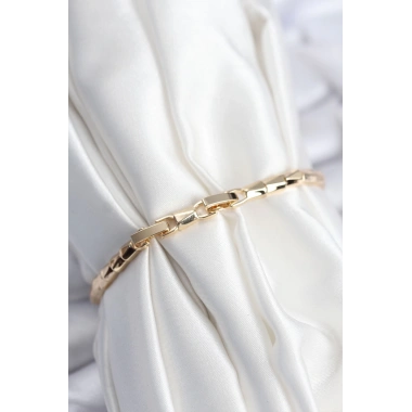 Pirinç VIP Seri Gold Renk Zirkon Taşlı Yıldız Model Kadın Bileklik