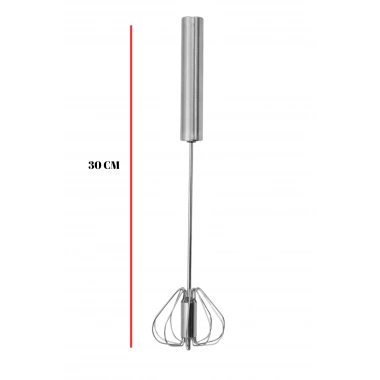 Pistonlu Metal Çırpıcı 30 cm