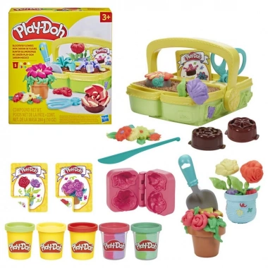Play-Doh Renkli Çiçekler Botanik Oyun Seti