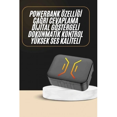 Powerbank Bluetooth Kulaklık Oyuncu Kulaklığı Yüksek Ses Kaliteli