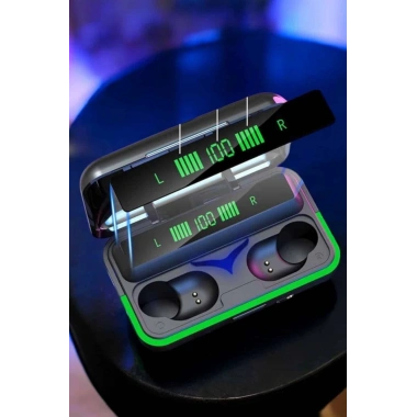 Powerbank Özellikli Kablosuz Bluetooth Kulaklık RGB Işıklı