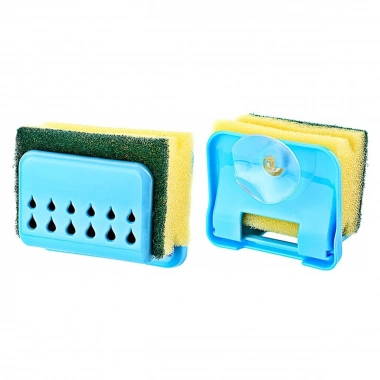 Pratik Mutfak Lavabo Vantuzlu Bulaşık Süngeri Askısı Aparatı (5468)