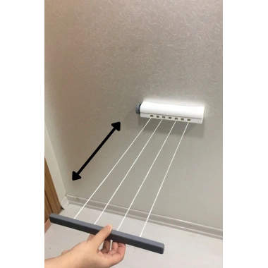 Pratik Portatif Yeni Nesil Çek As  Kolay Askılık 4 İpli Askılık (5468)