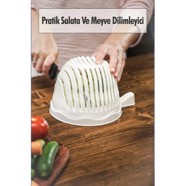 Pratik Salata Ve Meyve Dilimleyici & Pratik Süzgeç
