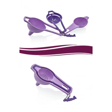 Pratik Yumurta Süzgeci Mini Süzgeç Huni Seti Hepsi Bir Arada (5468)