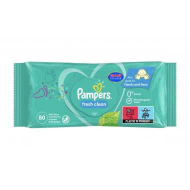 Prima Pampers Temiz ve Ferah Islak Bebek Havlusu 80li