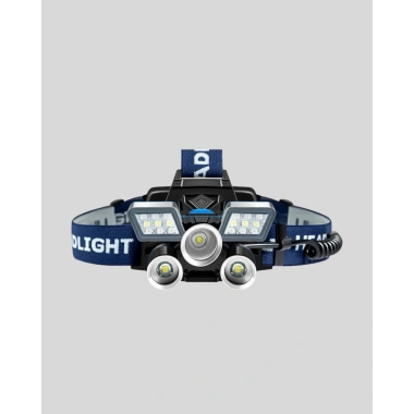 Profesyonel Şarjlı LED Far – IPX5 Suya Dayanıklı, 4 Işık Modu, Hareket Sensörlü