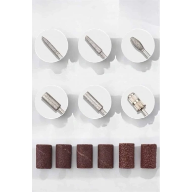 Protez Tırnak Manikür ve Pedikür Seti Elektrikli