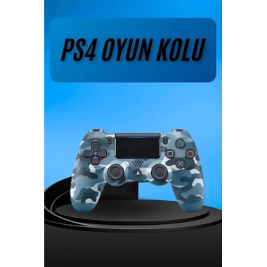 PS4 Joystick Oyun Kolu Titreşimli Uzun Pil Ömrü USB Şarj Kablolu