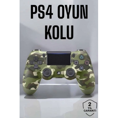 PS4 Oyun Kolu Kamuflaj Desenli Joystick