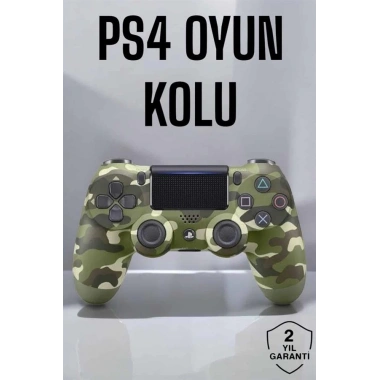 PS4 Oyun Kolu Kamuflaj Desenli Joystick