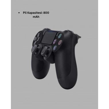 PS4 Uyumlu Kablosuz Oyun Kolu – Gerçekçi Titreşimli Geri Bildirim