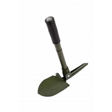 Pusulalı Katlanabilen Portatif Çantalı Mini Kazma Kürek Seti