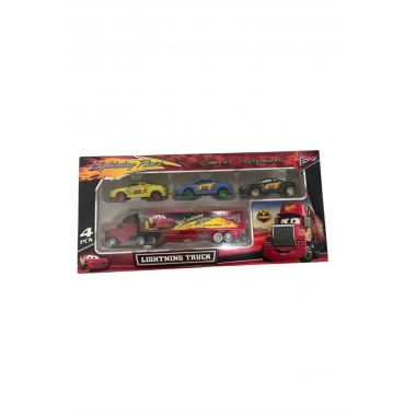 RACER TIR SETİ 3 LÜ METAL ARABALI