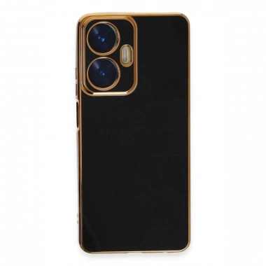 Realme C55 Kılıf Volet Silikon - Siyah