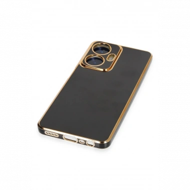 Realme C55 Kılıf Volet Silikon - Siyah