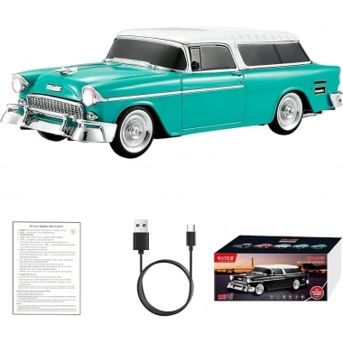 Retro Klasik Araba Bluetooth Hoparlör Kablosuz HD Ses FM Radyo YG-1955 (5468)