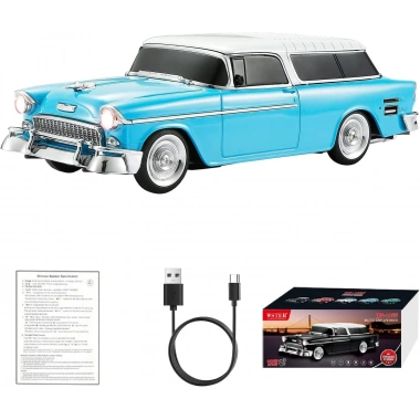Retro Klasik Araba Bluetooth Hoparlör Kablosuz HD Ses FM Radyo YG-1955 (5468)