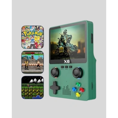 Retro Taşınabilir Konsol 3.5 IPS Ekran Ergonomik Çift LR Kontrollü