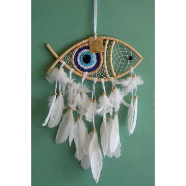 Rüya Kapanı Dream Catcher Balık Tasarımı