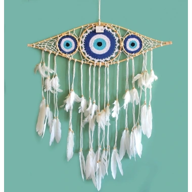 Rüya Kapanı Dream Catcher Göz Tasarımı Model 4