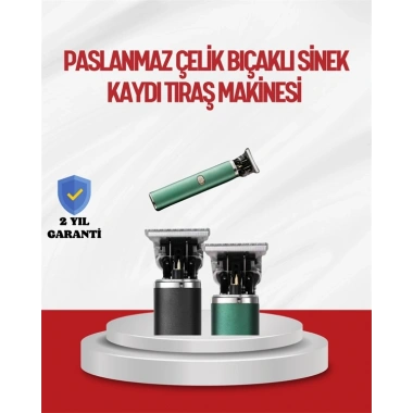 Saç Sakal Ense Paslanmaz Çelik T-Bıçak Vücut Tıraş Makinesi