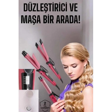 Saç Şekillendirici Düzleştirici Ve Maşa Isı Ayarlı