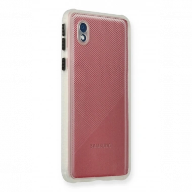 Samsung Galaxy A01 Core Kılıf Miami Şeffaf Silikon - Şeffaf