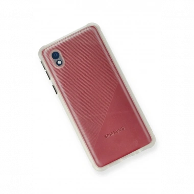 Samsung Galaxy A01 Core Kılıf Miami Şeffaf Silikon - Şeffaf