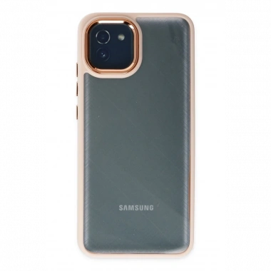 Samsung Galaxy A03 Kılıf Dora Kapak - Pudra