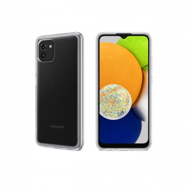 Samsung Galaxy A03 Kılıf Lüx Şeffaf Silikon