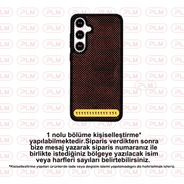Samsung Galaxy S25 Plus Uyumlu, Hakiki Deri, El Yapımı Arka Kapak, Kömür Siyah