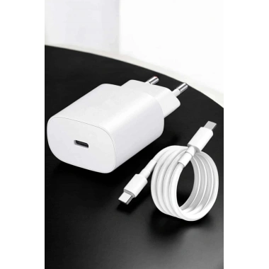 Şarj Aleti İOS 15/15 Pro Max Uyumlu Şarj Adaptörü ve Kablosu