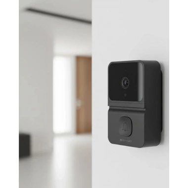 Şarjlı Akıllı Kapı Zili 800 mAh Bataryalı Mobil Bildirimli