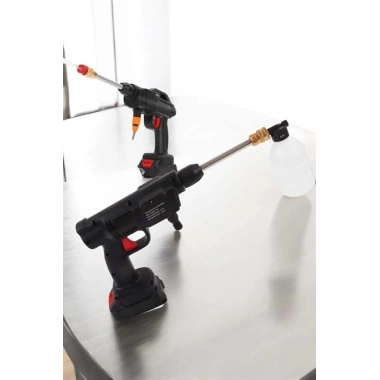 Şarjlı Oto Yıkama Tabancası Su Basınçlı Hazneli Bataryalı