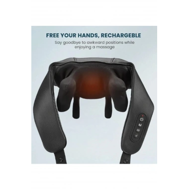 Şarjlı Ovmalı Isıtmalı Masaj Aleti Insan Eli Yoğurma Hissi  Yeni Model