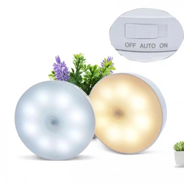 Şarjlı Sensörlü Gece LED Lambası (5468)