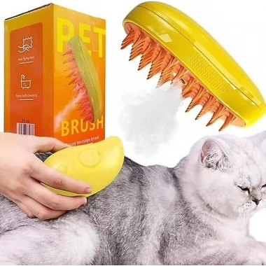 Şarjlı Soğuk Buharlı Kedi Köpek Fırçası Tarağı (5468)
